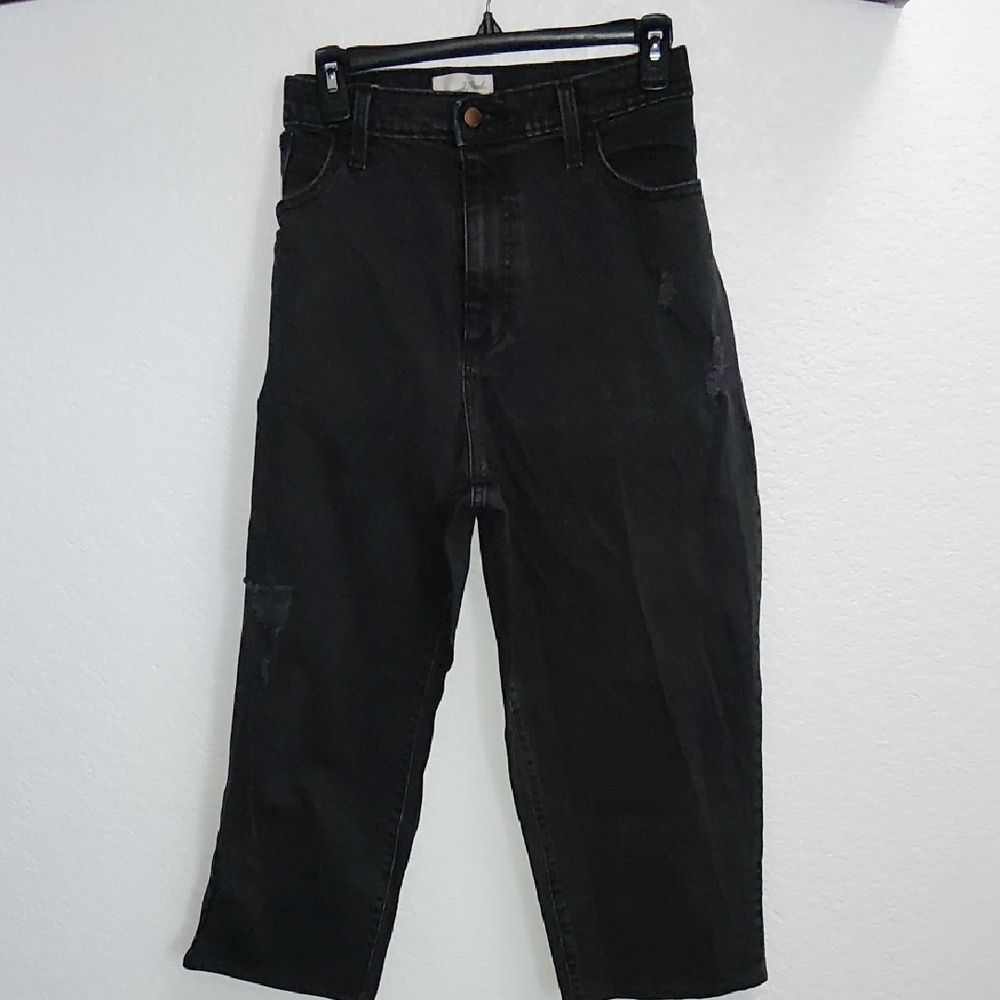 Universal thead Women Relaxed Distressed Black Jeans